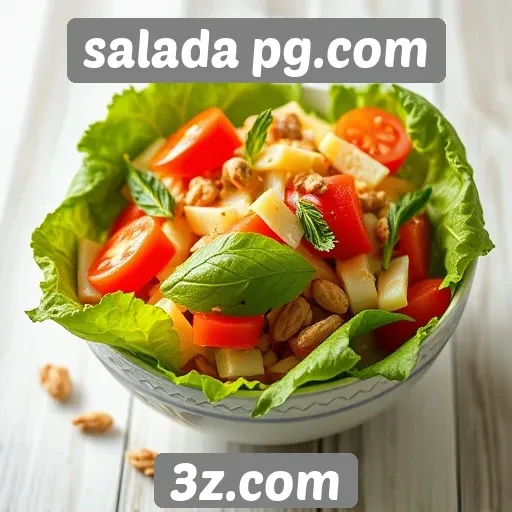 Interface do usuário do site salada pg.com é intuitiva